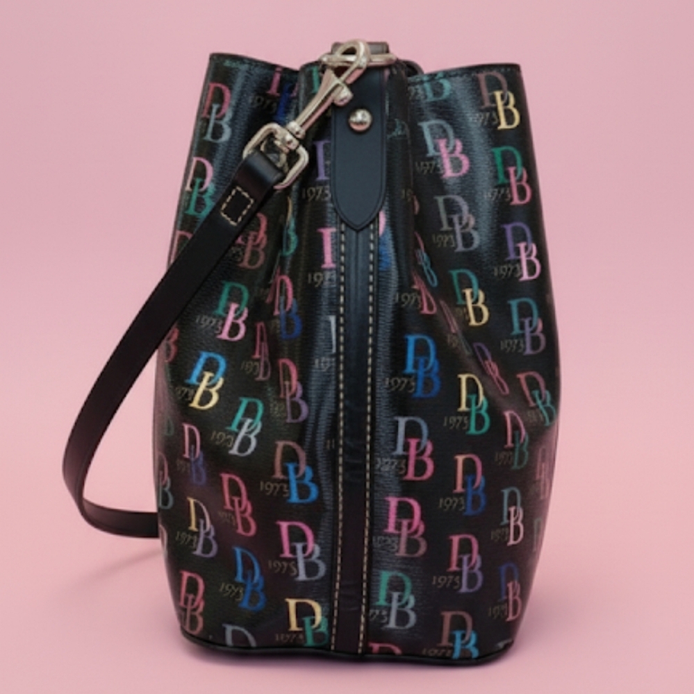 2pc Set: Dooney & Bourke Brenna Satchel & Cherry Bag Charm🍒 - Picture 4 of 12